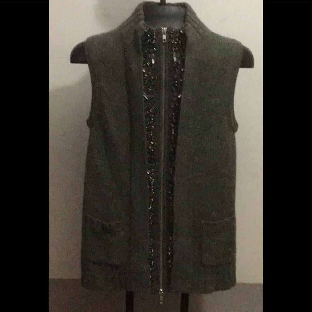 Bling out sweater vest